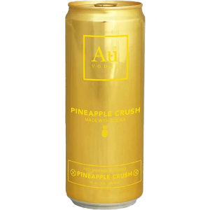 AU Vodka Pineapple Crush Pre-Mixed 12 x 330ml Cans