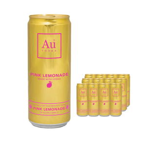 AU Vodka Pink Lemonade Pre-Mixed 12 x 330ml Cans