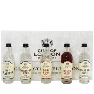 City of London Gin Taster Selection Gift Set 5x5cl