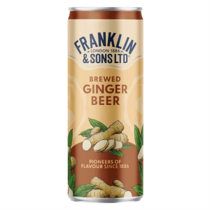 Franklin & Sons Brewed Ginger Beer 12 x 250ml