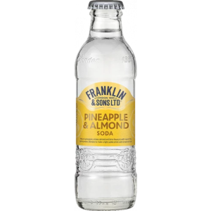 Franklin and Sons Pineapple & Almond Soda 24 x 200ml