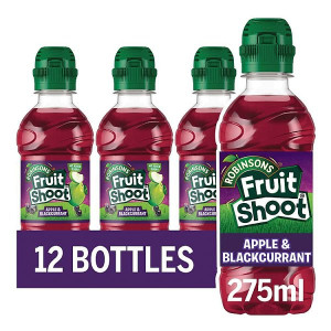 Robinsons Fruit Shoot Apple & Blackcurrant Juice Drink 12 x 275ml
