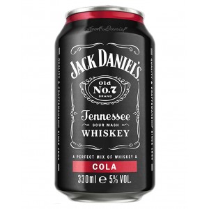 Jack Daniels and Cola cans 12 x 330ml