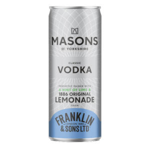 Masons Vodka and Franklins Lemonade Cans 12 x 250ml