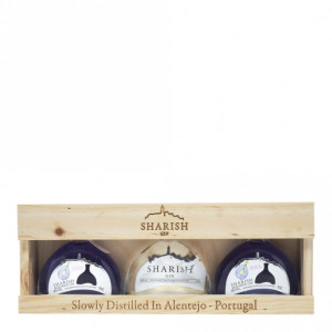 Sharish Gin Wooden Gift Pack (3 x 5cl)