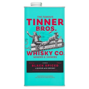 Tinner Bros Whisky Co. Black Spiced Liqueur with Whisky 70cl