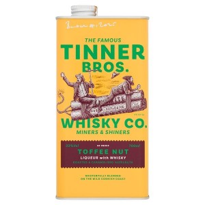 Tinner Bros Whisky Co. Toffee Nut Liqueur with Whisky 70cl