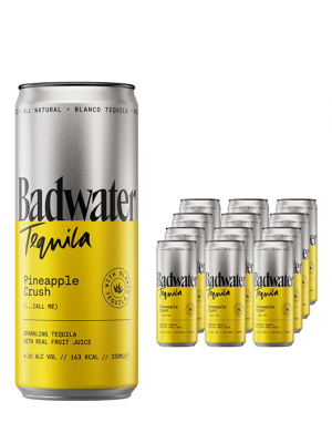 Badwater Pineapple Crush 12 x 330ml cans