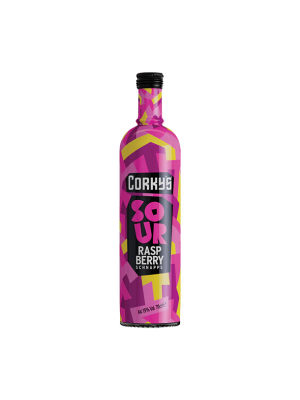 Corky's Sour Raspberry Schnapps 70cl