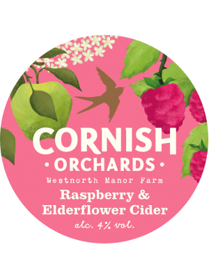 Cornish Orchard Raspberry and Elderflower Cider Keg 30L