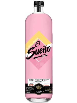 El Sueno Pink Grapefruit Tequila Liqueur 70cl