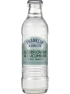 Franklin and Son's Elderflower and Cucumber Tonic 24 x 200ml