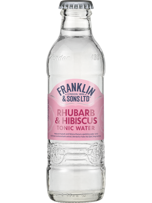 Franklin and Son's Rhubarb with Hibiscus Tonic 24 x 200ml