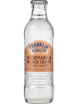 Franklin and Son's Rosemary with Black Olive Tonic 24 x 200ml