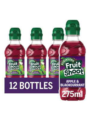 Robinsons Fruit Shoot Apple and Blackcurrant Juice Drink 12 x 275ml