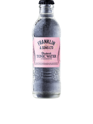 Franklin & Son's Rhubarb with Hibiscus Tonic 24 x 200ml