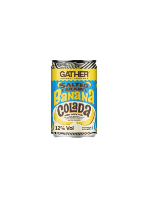 Gather Salted Caramel Banana Colada Cans 12x150ml