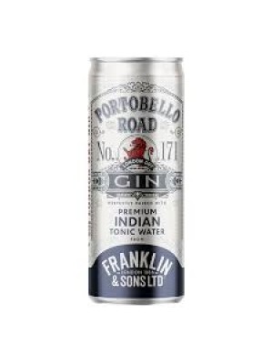 Franklin's Portobello Gin and Tonic Cans 12 x 250ml