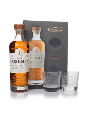 The Irishman The Harvest Gift Set | Premium Whiskey with Branded Glassware