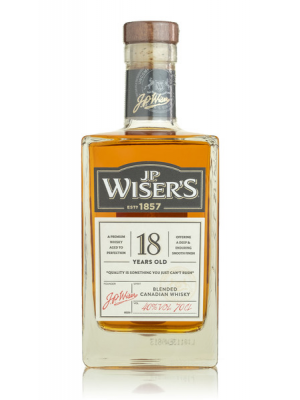 J.P. Wiser's 18 Year Old Candaian Whisky 70cl