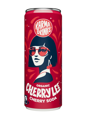 Karma Drinks - Cherry Lee Cherry Soda 24 x 250ml Cans