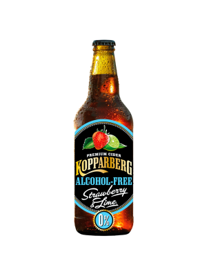 Kopparberg Strawberry & Lime Cider Alcohol Free 8 x 500ml