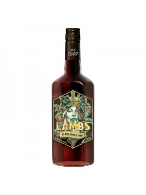 Lambs Black Spiced Rum 70cl