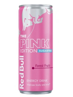 Red Bull Pink Edition Sugar-free 12 x 250ml