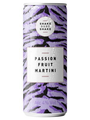 Shake Baby Shake - Passion Fruit Martini Cocktail 12 x 250ml