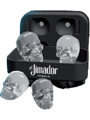 Skull Ice Cube Silicone Tray - 4 Ice Cubes