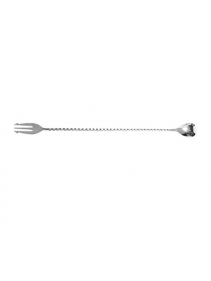 Twisted Bar Spoon (fork end) 40cm