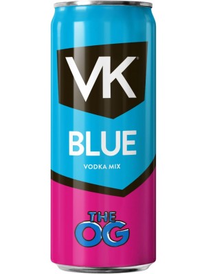 VK Blue Fruity Vodka Drink 24 x 330ml Cans