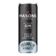Masons Gin & Franklins Light Tonic Cans 12 x 250ml