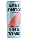 East London Liquor Company Grapefruit Gin and Tonic 12 x 250ml cans