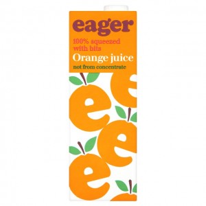 Eager Orange Smooth Without Bits 8 x 1L