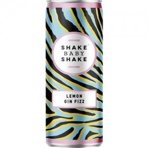 Shake Baby Shake Lemon Gin Fizz Cocktail 12 x 250ml