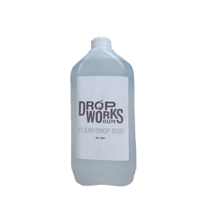 DropWorks Clear Drop Rum 5LTR Jerry Can