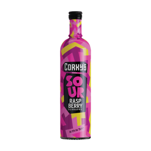 Corky's Sour Raspberry Schnapps 70cl
