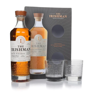 The Irishman The Harvest Gift Set | Premium Whiskey with Branded Glassware