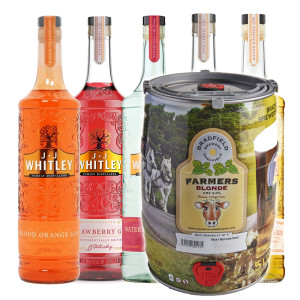 Bradfield Blonde Keg + J.J Whitley Gin Bundle