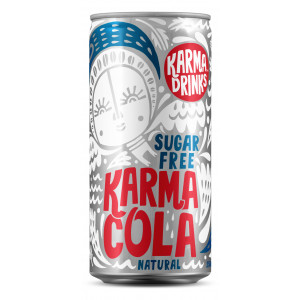 Karma Drinks - Karma Cola Sugar Free Cans 24 x 250ml