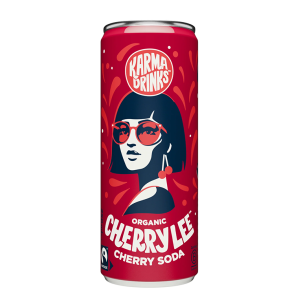 Karma Drinks - Cherry Lee Cherry Soda 24 x 250ml Cans