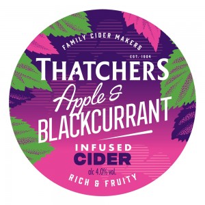 Thatchers Apple & Blackcurrant Cider Fusion Cartridges 4x275ml