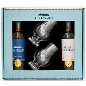 The English Gift Set Original, Smokey 2x 20cl and 2 Glasses