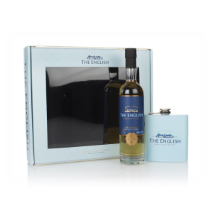 The English Giftpack Original 20cl + Hipflask