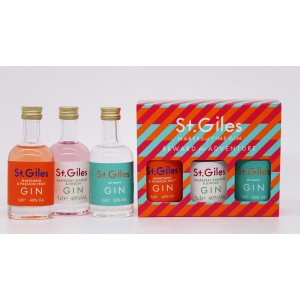 St. Giles Gins Trio Gift Set 3 x 5cl