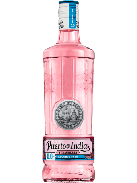 Puerto De Indias Strawberry Gin Alcohol Free 70cl