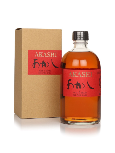 Akashi Single Malt 5yo Red Wine Cask 50cl with Giftbox