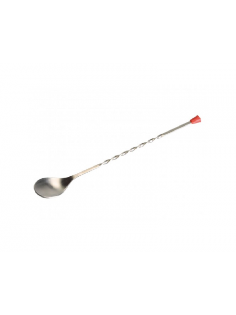 American Bar Spoon (red knob end) 26cm