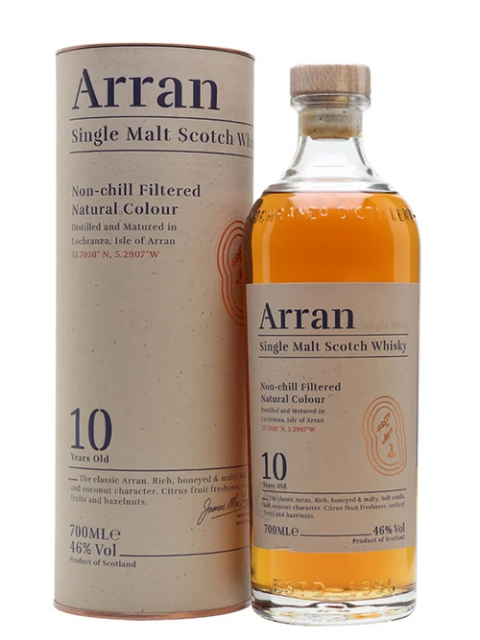 Arran 10 Year Old Whisky 70cl
